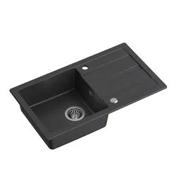 QUADRON TOM 111 - sudopera sa 1 kadom, rucni sifon , crna HCQM7744CZ
