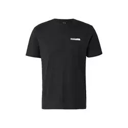 Calvin Klein Majica  temno siva / črna / bela