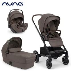 nuna otroški voziček 3v1 mixx™ next + arra™ flex chestnut