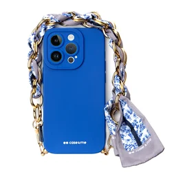 SBS Maska za mobilni telefon sa maramom, iPhone 14 Pro Max, Plava
