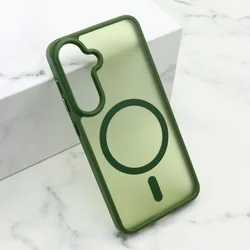 Futrola SILKY MAGSAFE za Samsung S921B Galaxy S24 5G zelena