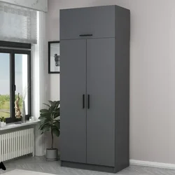 Hanah Home Garderober Kale-2230, 90x255x52 cm, Antracit