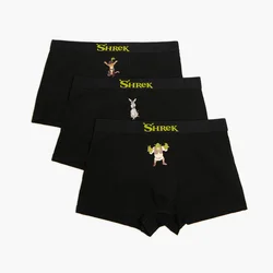 Cropp - Pakovanje od 3 para bokserica s printom Shrek - CRNO