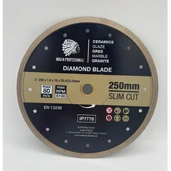 DeWalt Profesionalno diamantno rezilo Slim Cut Indian 250 mm