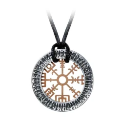 Ogrlica z obeskom ALCHEMY GOTHIC - Niu Heimar Vegvisir - P893