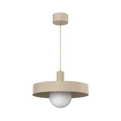 Luster na sajli CANAN 1xE27/15W/230V prečnik 40 cm bež