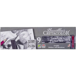 Cretacolor Set grafita Pocket 16029, 9 komada