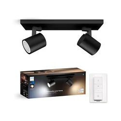 Philips - LED prigušiva spot svetiljka Hue RUNNER 2xGU10/4,2W/230V + DO crna