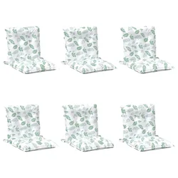 Jastučić za van 6 pcs Bijela 100 x 50 x 7 cm Tkanina