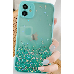 MCTK6-SAMSUNG A72 Furtrola 3D Sparkling star silicone Turquoise