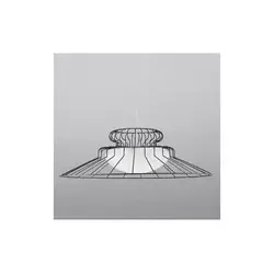 SIRU - Luster na sajli SUNRISE 1xGX53/10W/230V braon/bela venecijansko staklo