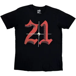 21 Savage Death Before Dishonor Daggers (Back Print) Black L Majica