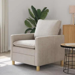 Sofa Krem 76 x 81 x 87,5 cm Poliester