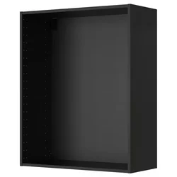 METOD Okvir zidnog ormarića, Crnosiva, 80x37x100 cm