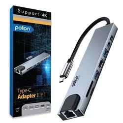 shumee USB-C ZVEZDIŠČE 2*USB-A + 2*USB-C + RJ45 + HDMI + SD/TF
