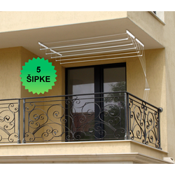 Plafonska susilica za ves sa 5 sipki