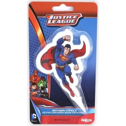 Decora Svečka za torto Superman 2D, 1 komplet