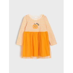 Sinsay - Babydoll haljina - belo