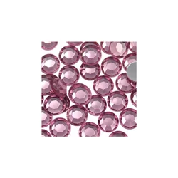 Štras perla 8 mm roze