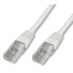 RJ45 mrežni kabel CAT 5e U/UTP [1x RJ45 utikač - 1x RJ45 utikač] 1 m bijeli  s UL certifik