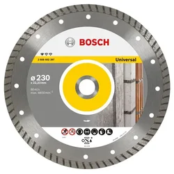 BOSCH Dijamantska rezna ploča Standard for Universal Turbo 2608602397, 230 x 22,23 x 2,5 x 10 mm