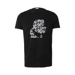 Karl Lagerfeld Majica črna/bela