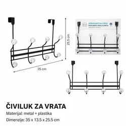 KMT Čiviluk za vrata