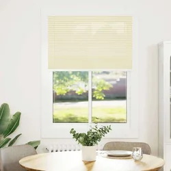 Plisirana roleta krem 90x150 cm širina tkanine 89,4 cm