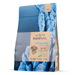 RAWIVAL Suva hrana za odrasle pse srednjih i velikih rasa sa lososom i haringom 0.75 kg