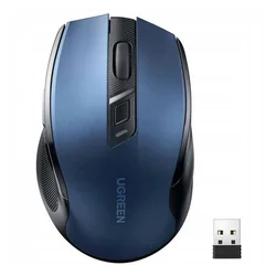 Ugreen Ugreen optična brezžična USB miška 2,4 GHz 4000 DPI - modra