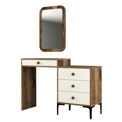 HANAH HOME Komoda Lizbon 547 Walnut Cream