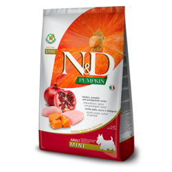 N&D Pumpkin Hrana za pse Mini Adult, Bundeva & Piletina - 7 kg