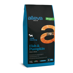 Alleva Natural Adult Mini Dog - riba i bundeva 12 kg