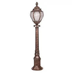 Opviq Spoljna lampa BSU-68202-BKR-B, 95 cm, Podna, E27, 60W, IP65, Braon