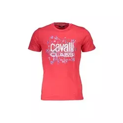 CAVALLI CLASS Muška majica QXT61U-JD060_ROSSO_02000, Crvena