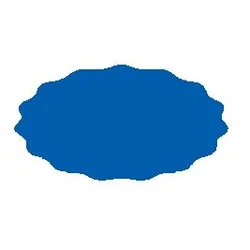 shumee Etikete za kozarec 5,5x3 cm za marmelado 80 kosov, modre mat