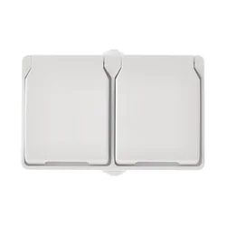 Spoljašnja utičnica 2x francuska 250V/16A IP44