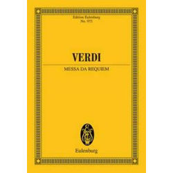 VERDI:MESSA DA REQUIEM STUDY SCORE