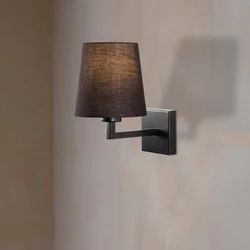 Opviq Zidna lampa E27 Socket, Crna