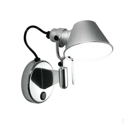 TOLOMEO MICRO FARETTO ZIDNA LED SVJETILJKA 267lm ALUMINIJ/BEZ PREKIDAČA
