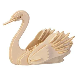 Woodcraft Lesena 3D sestavljanka Labod