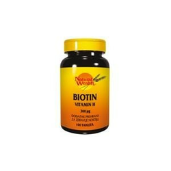 NATURAL WEALTH tablete BIOTIN VITAMIN H 100KOM