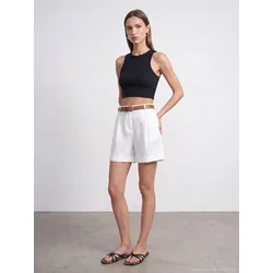Dilvin Hlače Shorts bela