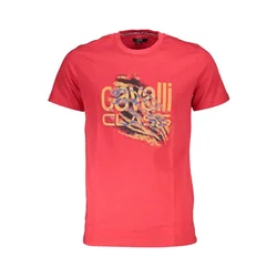 CAVALLI CLASS Muška majica QXT61P-JD060_ROSSO_02000, Crvena