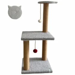 Paws & Whiskers Grebalica za mačke Tina 2, Siva