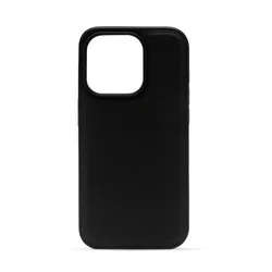 LEATHER CASE Maska za telefon za Iphone 15 Pro , Crna