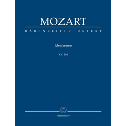 MOZART : note IDOMENEO STUDY SCORE