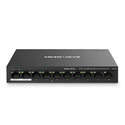 Svič 10/100 10-port Mercusys MS110P/8-Port PoE+