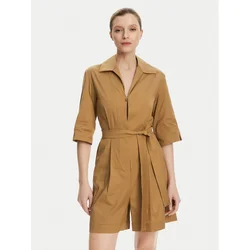 Max Mara Beachwear Kombinezon Canard 2516241019 Rjava Regular Fit