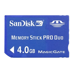 SANDISK MEMORY STICK DUO PRO 4GB
